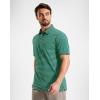 G Gradual Mens Golf Shirt Dry Fit Moisture Wicking Performance Short Sleeve Striped Polo Shirts for Men Dressy Casual(Green Stripe)