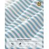 G Gradual Mens Golf Shirt Dry Fit Moisture Wicking Performance Short Sleeve Striped Polo Shirts for Men Dressy Casual(Light Blue Stripe)