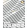 G Gradual Mens Golf Shirt Dry Fit Moisture Wicking Performance Short Sleeve Striped Polo Shirts for Men Dressy Casual(Light Grey Stripe)