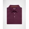 G Gradual Mens Golf Shirt Dry Fit Moisture Wicking Performance Short Sleeve Striped Polo Shirts for Men Dressy Casual(Maroon Stripe)