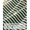 G Gradual Mens Golf Shirt Dry Fit Moisture Wicking Performance Short Sleeve Striped Polo Shirts for Men Dressy Casual(Olive Stripe)
