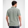G Gradual Mens Golf Shirt Dry Fit Moisture Wicking Performance Short Sleeve Striped Polo Shirts for Men Dressy Casual(Olive Stripe)