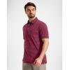 G Gradual Mens Golf Shirt Dry Fit Moisture Wicking Performance Short Sleeve Striped Polo Shirts for Men Dressy Casual(Red Navy Stripe)