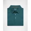 G Gradual Mens Golf Shirt Dry Fit Moisture Wicking Performance Short Sleeve Striped Polo Shirts for Men Dressy Casual(Turquoise Stripe)