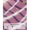 G Gradual Mens Golf Shirt Dry Fit Moisture Wicking Performance Short Sleeve Striped Polo Shirts for Men Dressy Casual(Wide Pink Stripe)
