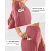 G Gradual Women’s High Waisted 9″ Bermuda Shorts with Zipper Pockets Athletic Workout Long Shorts for Women Knee Length(Briar Rose)
