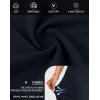 G Gradual Women’s High Waisted 9″ Bermuda Shorts with Zipper Pockets Athletic Workout Long Shorts for Women Knee Length(Navy)