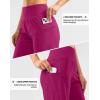 G Gradual Women’s High Waisted 9″ Bermuda Shorts with Zipper Pockets Athletic Workout Long Shorts for Women Knee Length(Rose)