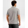 G Gradual Mens Golf Shirt Dry Fit Short Sleeve Polos Moisture Wicking Performance Polo Shirts for Men Athletic Tennis Casual(Warm Ash Grey)