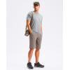 G Gradual Men’s Golf Shorts 11″ Long with 4 Pockets Lightweight Knee Length Elastic Waist Quick Dry Casual Dress Work Shorts (Stone Grey, XL)