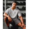 G Gradual Mens Workout Dry Fit Shirts Athletic Performance T-Shirts Moisture Wicking Lightweight Tee Shirts for Gym Running(Platinum Grey)