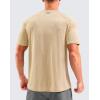 G Gradual Mens Workout Dry Fit Shirts Athletic Performance T-Shirts Moisture Wicking Lightweight Tee Shirts for Gym Running(Wheat Khaki)