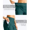 G Gradual Women’s 13″ Long Swim Board Shorts with Pockets High Waisted Quick Dry Beach Swimming Shorts for Women with Liner(Blue Green)
