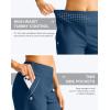 G Gradual Women’s 13″ Long Swim Board Shorts with Pockets High Waisted Quick Dry Beach Swimming Shorts for Women with Liner(Dark Blue)