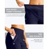 G Gradual Women’s 13″ Long Swim Board Shorts with Pockets High Waisted Quick Dry Beach Swimming Shorts for Women with Liner(Navy)