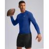 G Gradual Mens Compression Shirt Long Sleeve Moisture Wicking Running Gym Shirts for Men Athletic Workout Base Layer T-Shirt(Blue)