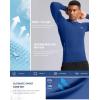 G Gradual Mens Compression Shirt Long Sleeve Moisture Wicking Running Gym Shirts for Men Athletic Workout Base Layer T-Shirt(Blue)