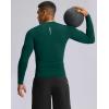 G Gradual Mens Compression Shirt Long Sleeve Moisture Wicking Running Gym Shirts for Men Athletic Workout Base Layer T-Shirt(Forest Green)
