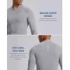 G Gradual Mens Compression Shirt Long Sleeve Moisture Wicking Running Gym Shirts for Men Athletic Workout Base Layer T-Shirt(Light Grey)