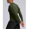 G Gradual Mens Compression Shirt Long Sleeve Moisture Wicking Running Gym Shirts for Men Athletic Workout Base Layer T-Shirt(Olive)