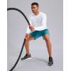 G Gradual Mens Compression Shirt Long Sleeve Moisture Wicking Running Gym Shirts for Men Athletic Workout Base Layer T-Shirt(White)