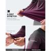 Men’s Sun Protection Long Sleeve Shirts UPF 50+(Gradient Black Rose)