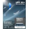 Men’s Sun Protection Long Sleeve Shirts UPF 50+(Gradient Navy Blue)