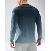 Men’s Sun Protection Long Sleeve Shirts UPF 50+(Gradient Navy Blue)