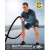 Men’s Sun Protection Long Sleeve Shirts UPF 50+(Gradient Navy Blue)
