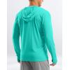 G Gradual Men’s UPF 50+ Sun Protection Hoodie Jacket Lightweight Full Zip Hoodies Long Sleeve Shirts for Men Hiking Fishing(Bright Green)