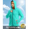 G Gradual Men’s UPF 50+ Sun Protection Hoodie Jacket Lightweight Full Zip Hoodies Long Sleeve Shirts for Men Hiking Fishing(Bright Green)