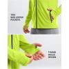 G Gradual Men’s UPF 50+ Sun Protection Hoodie Jacket Lightweight Full Zip Hoodies Long Sleeve Shirts for Men Hiking Fishing(Fluorescent Green)