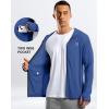 G Gradual Men’s UPF 50+ Sun Protection Hoodie Jacket Lightweight Full Zip Hoodies Long Sleeve Shirts for Men Hiking Fishing(Royal Blue)
