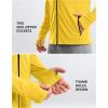 G Gradual Men’s UPF 50+ Sun Protection Hoodie Jacket Lightweight Full Zip Hoodies Long Sleeve Shirts for Men Hiking Fishing(Yellow)