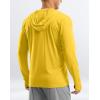 G Gradual Men’s UPF 50+ Sun Protection Hoodie Jacket Lightweight Full Zip Hoodies Long Sleeve Shirts for Men Hiking Fishing(Yellow)