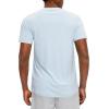 G Gradual Men’s Workout Quick Dry T-Shirts Short Sleeve Lightweight Cooling Gym Shirts Tee for Running, Beach, Hiking(1 Pack: Sky Blue)