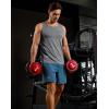 G Gradual Men’s Workout Tank Tops Sleeveless Muscle Shirts Summer UPF 50+ Quick Dry Shirts for Men Athletic Running Gym(Grey Heather,3XL)