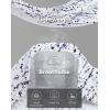 Men’s Sun Protection Hoodie Shirt UPF 50+ Long Sleeve Fishing Rash Guard UV SPF Summer Lightweight Hiking Shirt for Men(Brushstrokes Splatter)