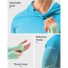 Men’s Sun Protection Hoodie Shirt UPF 50+ Long Sleeve Fishing Rash Guard UV SPF Summer Lightweight Hiking Shirt for Men(Gradient Green Yellow)