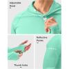 Men’s Sun Protection Hoodie Shirt UPF 50+ Long Sleeve Fishing Rash Guard UV SPF Summer Lightweight Hiking Shirt for Men(Mint Green)
