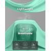 Men’s Sun Protection Hoodie Shirt UPF 50+ Long Sleeve Fishing Rash Guard UV SPF Summer Lightweight Hiking Shirt for Men(Mint Green)