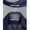 Men’s Sun Protection Hoodie Shirt UPF 50+ Long Sleeve Fishing Rash Guard UV SPF Summer Lightweight Hiking Shirt for Men(Navy)