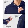 Men’s Sun Protection Hoodie Shirt UPF 50+ Long Sleeve Fishing Rash Guard UV SPF Summer Lightweight Hiking Shirt for Men(Navy)