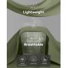 Men’s Sun Protection Hoodie Shirt UPF 50+ Long Sleeve Fishing Rash Guard UV SPF Summer Lightweight Hiking Shirt for Men(Olive)