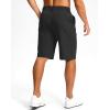 G Gradual Casual Shorts for Men 11″ Lightweight Men’s Golf Shorts Stretch with 3 Pockets Quick Dry Summer Breathable Shorts(Black)