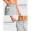 G Gradual Casual Shorts for Men 11″ Lightweight Men’s Golf Shorts Stretch with 3 Pockets Quick Dry Summer Breathable Shorts(Bright Gray)