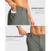 G Gradual Casual Shorts for Men 11″ Lightweight Men’s Golf Shorts Stretch with 3 Pockets Quick Dry Summer Breathable Shorts(Grey Sage)