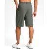 G Gradual Casual Shorts for Men 11″ Lightweight Men’s Golf Shorts Stretch with 3 Pockets Quick Dry Summer Breathable Shorts(Grey Sage)