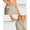 G Gradual Casual Shorts for Men 11″ Lightweight Men’s Golf Shorts Stretch with 3 Pockets Quick Dry Summer Breathable Shorts(Khaki)