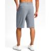 G Gradual Casual Shorts for Men 11″ Lightweight Men’s Golf Shorts Stretch with 3 Pockets Quick Dry Summer Breathable Shorts(Light Grey)